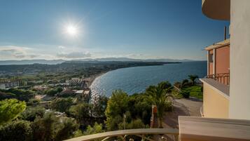 Standard Double Room, 1 Bedroom, Partial Sea View | Balcony view