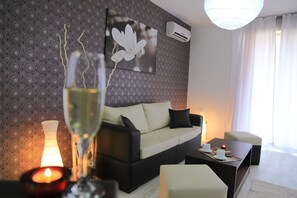 Apartment, 1 Schlafzimmer | Individuell eingerichtet, Bügeleisen/Bügelbrett, WLAN, Bettwäsche