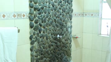 Twin Room, 2 Twin Beds, Private Bathroom | Bathroom shower