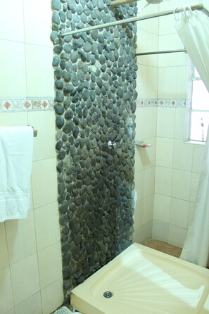 Twin Room, 2 Twin Beds, Private Bathroom | Bathroom shower - Khweza Bed & Breakfast (Nairobi)