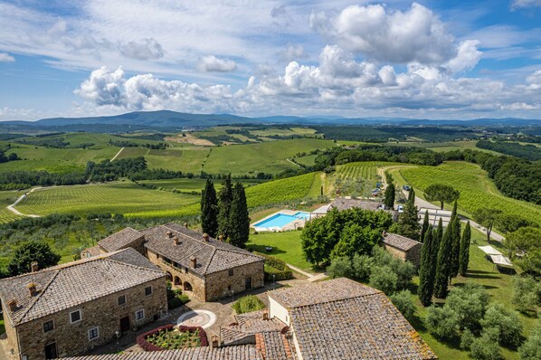 Aerial view - Riserva di Fizzano Residence (Castellina in Chianti)