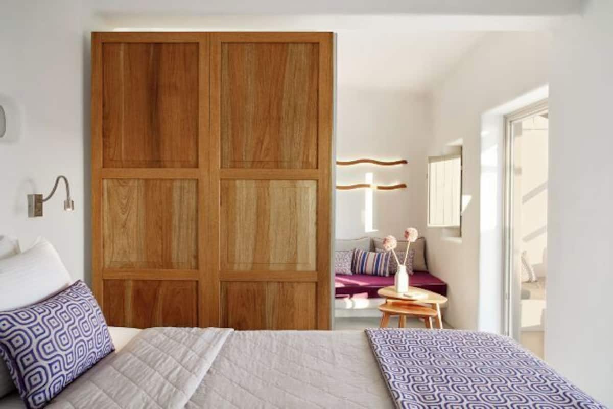 Hochwertige Bettwaren, Daunenbettdecken, Pillowtop-Betten, Minibar