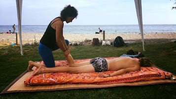 Massage pÄ stranden
