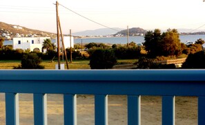 Studio supérieur, vue sur la mer | Vue du balcon