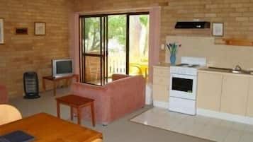 Fridge, microwave, coffee/tea maker, electric kettle