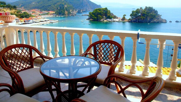 Apartment, 2 Bedrooms, Sea View | Balcony - Avra (Parga)