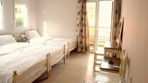 Triple Room | Premium bedding, in-room safe, iron/ironing board (on request) - Avra (Parga)