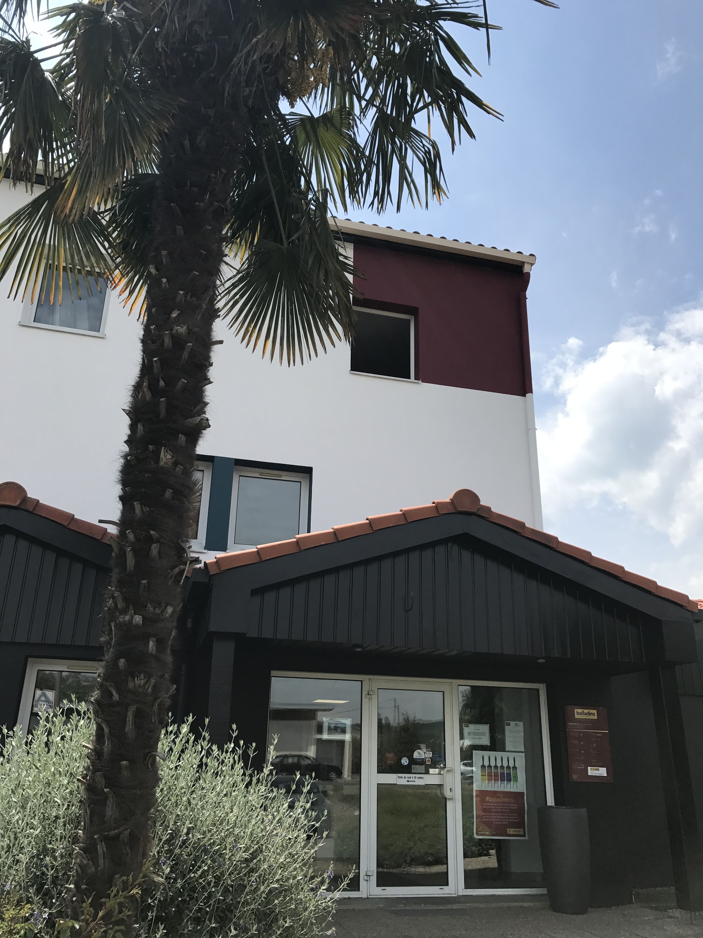 Façade de l’hébergement