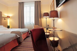 Premium bedding, minibar, in-room safe, desk