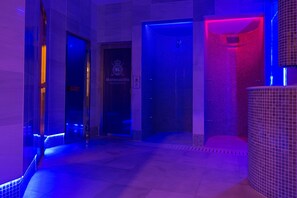Phòng trị liệu đôi, phòng tắm hơi, bồn tắm thủy lực, phòng xông hơi 