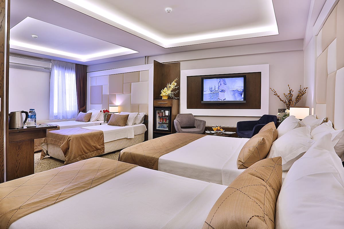 1 habitación, ropa de cama de alta calidad y minibar
