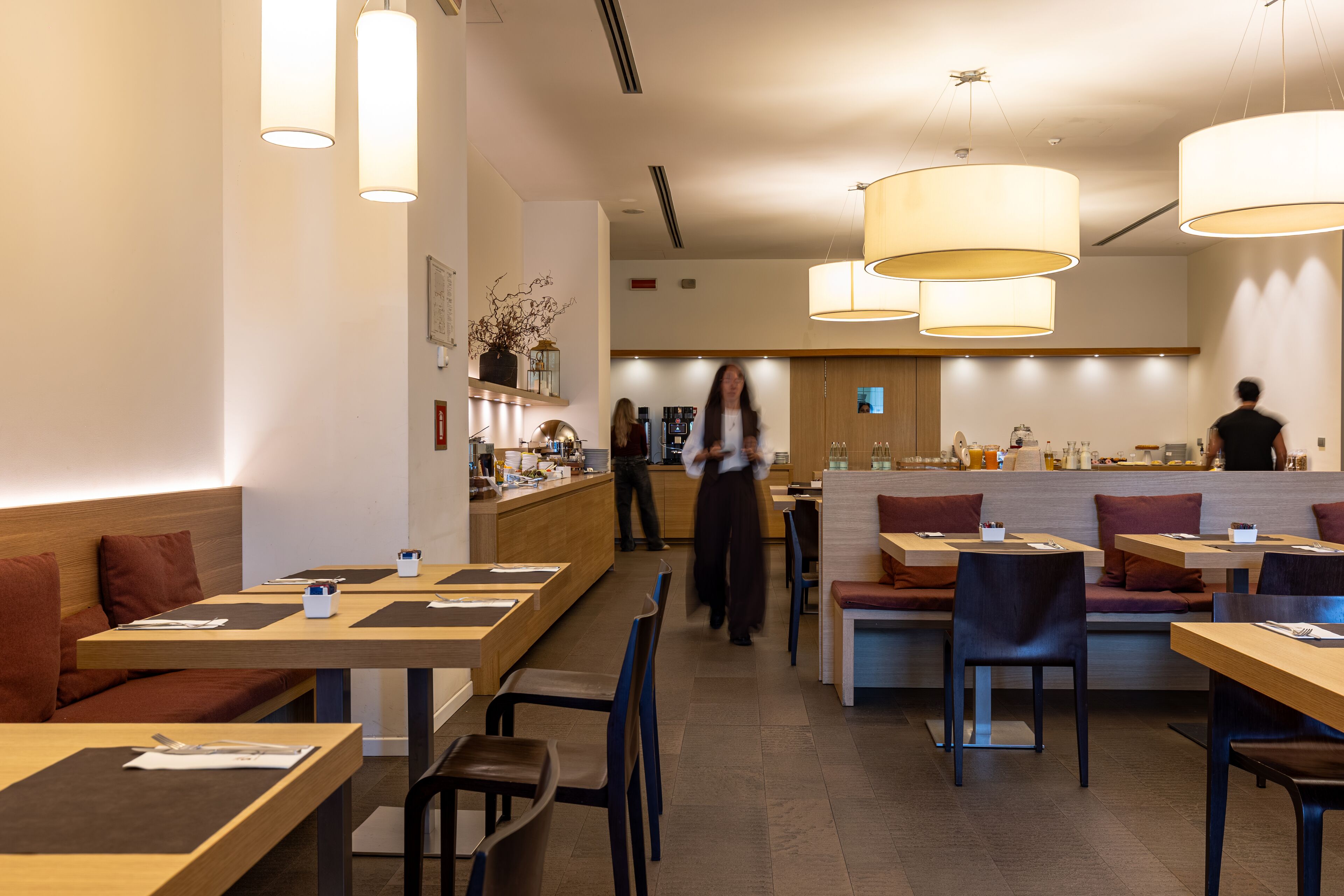 Daily buffet breakfast (EUR 12 per person)