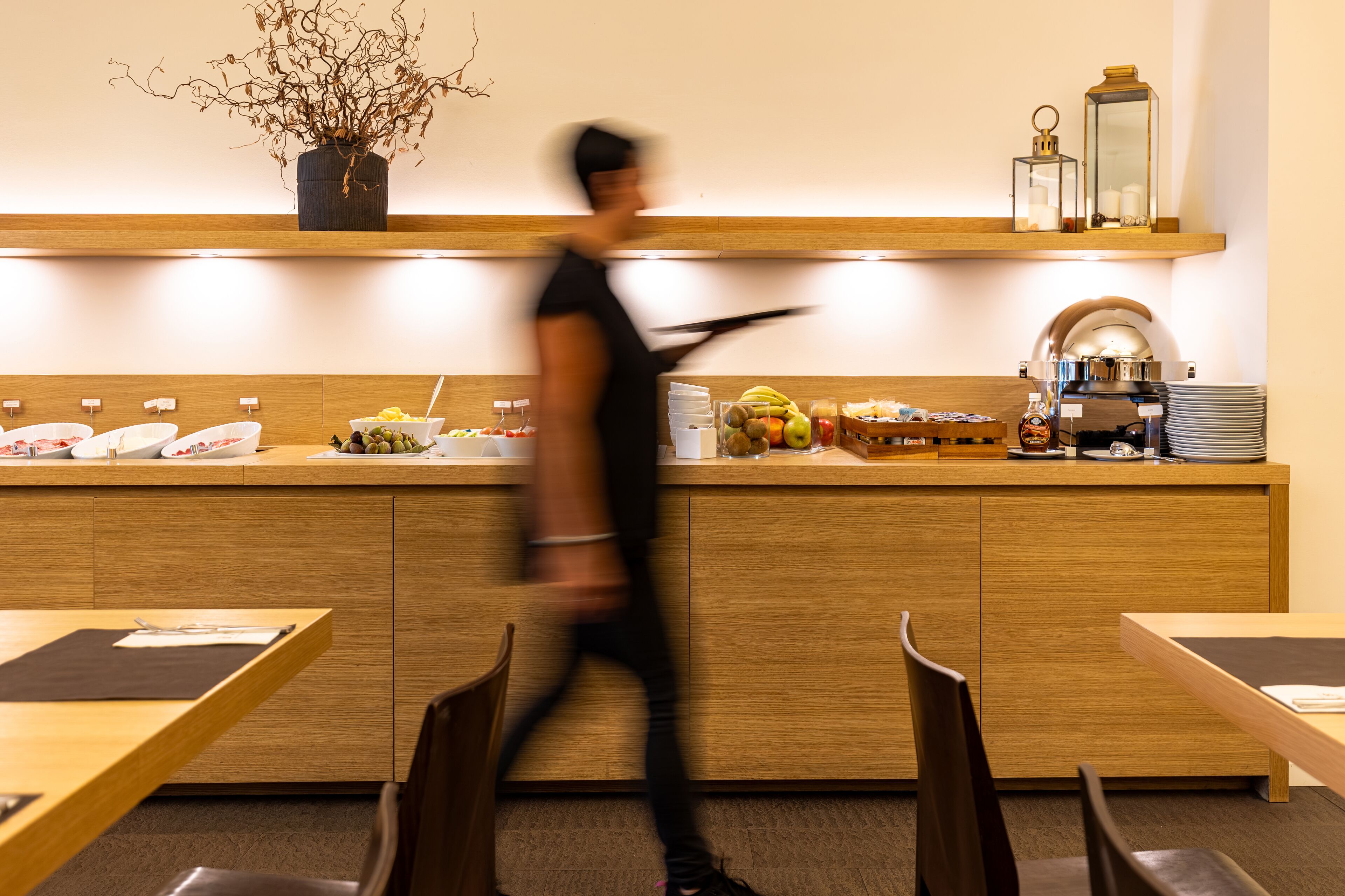 Daily buffet breakfast (EUR 12 per person)