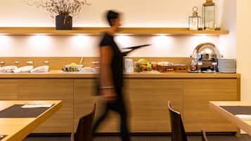 Daily buffet breakfast (EUR 12 per person)