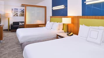 Studio, Multiple Beds, Non Smoking | Premium bedding, down comforters, pillowtop beds, desk