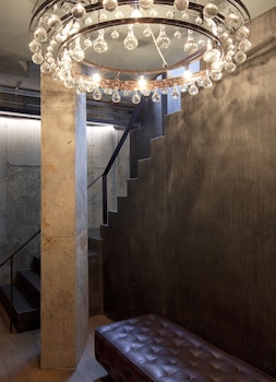 Sitting area in hotel lobby at The Nolitan