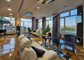 Sitteområde i lobbyen