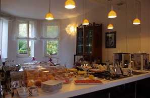 Kontinental frokost er inkludert hver dag