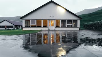 Façana frontal de l'allotjament