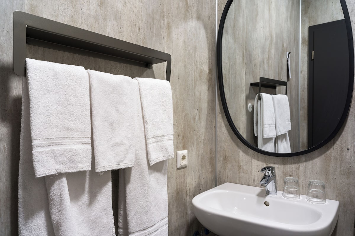 double room plus with hot tub access | bathroom sink