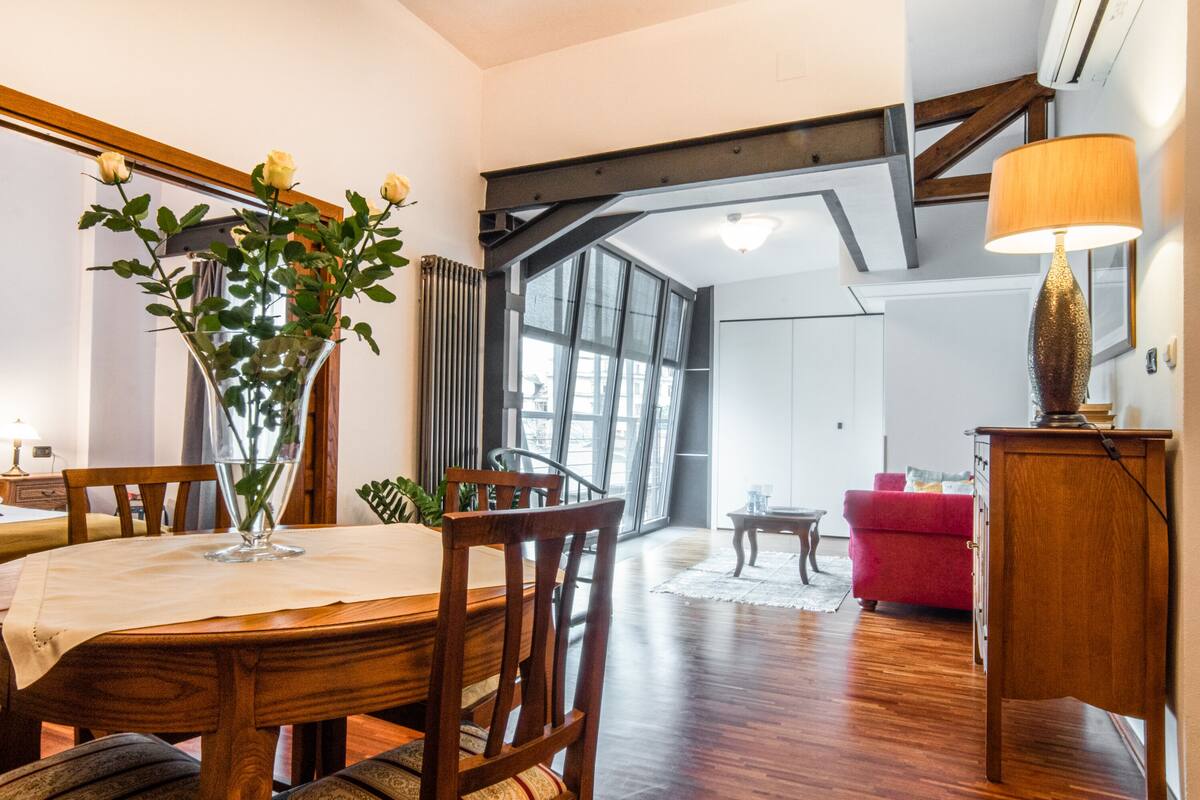 Deluxe Apartment, 1 Bedroom, Kitchenette | Living area | Smart TV