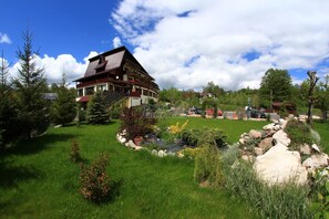 A szálláshely homlokzata