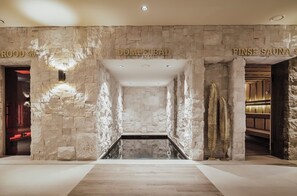 Sauna, steam room, body treatments, hydrotherapy, facials