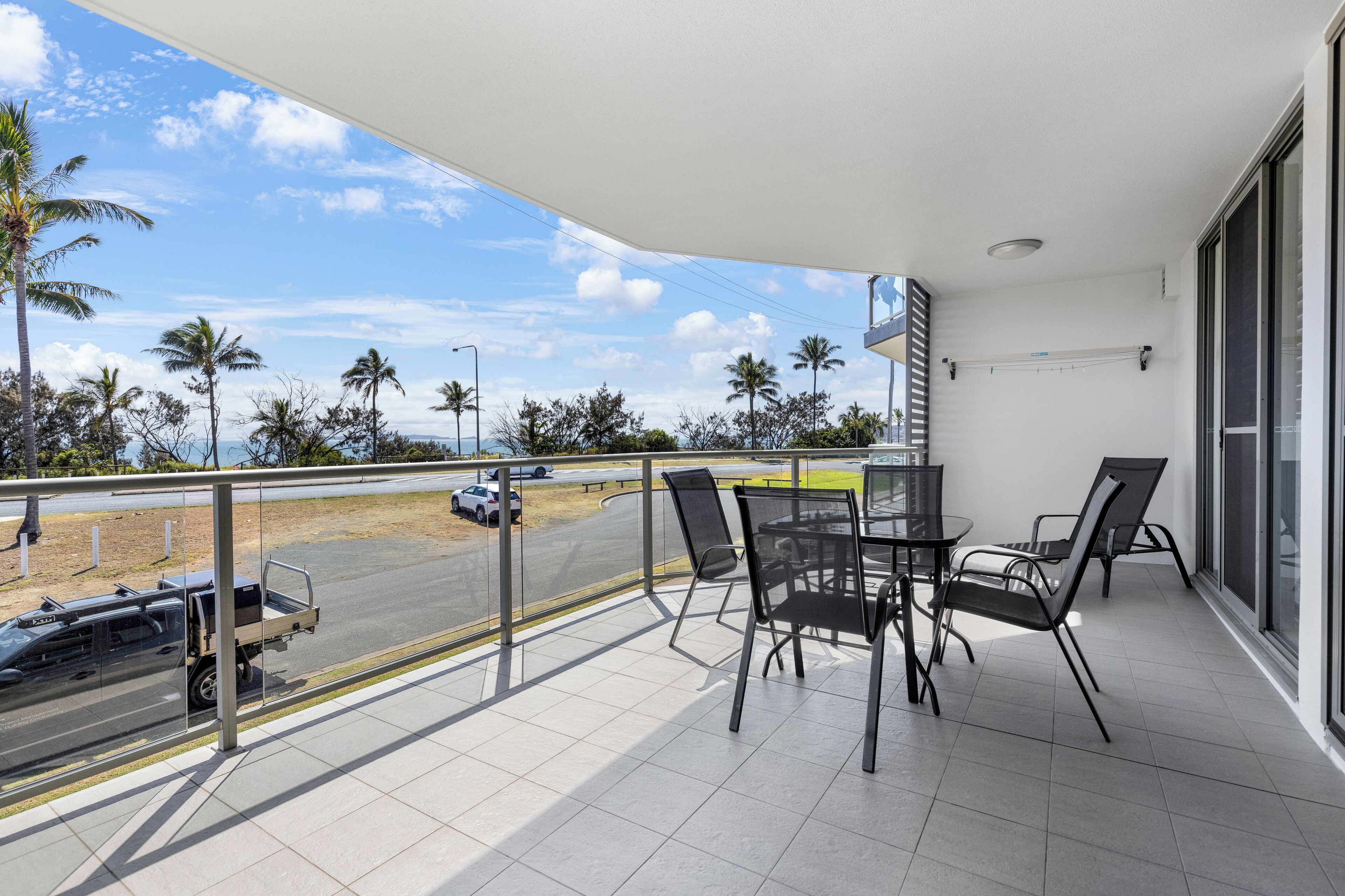 公寓, 2 间卧室, 海洋景观 | 阳台景观