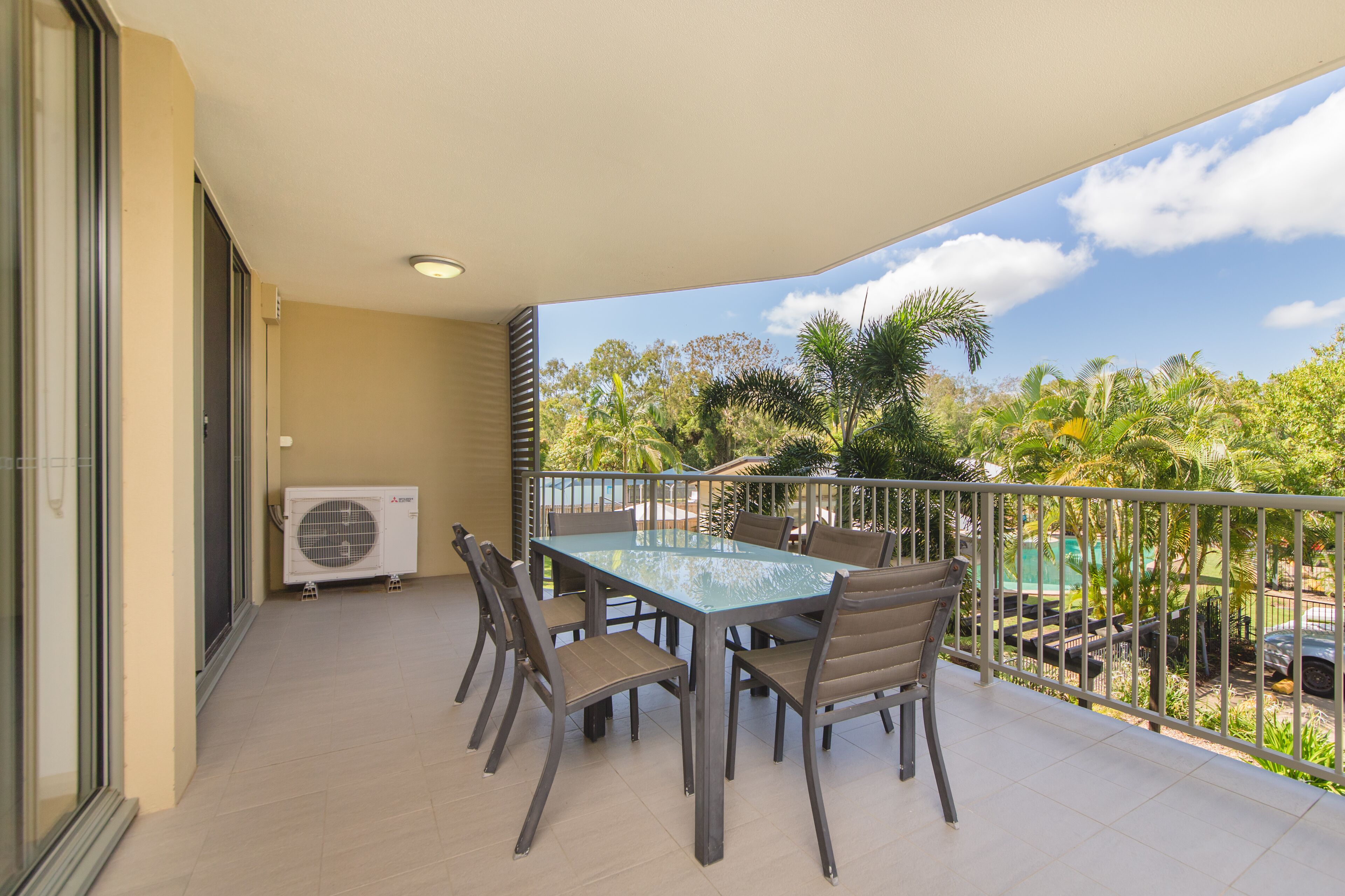 Vue depuis le balcon