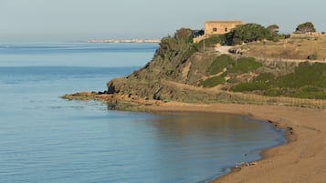 Tæt på stranden