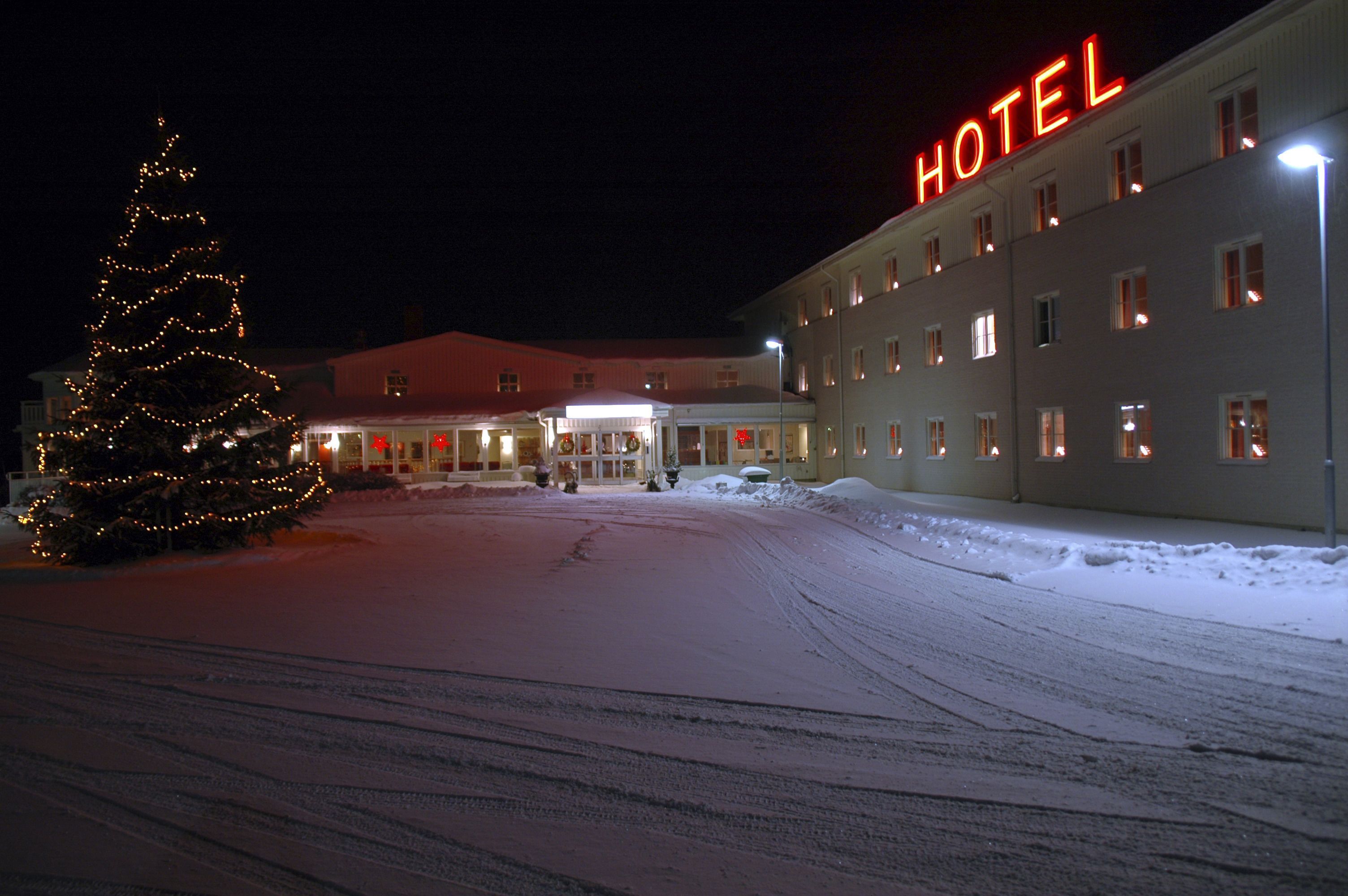 front of property – evening/night