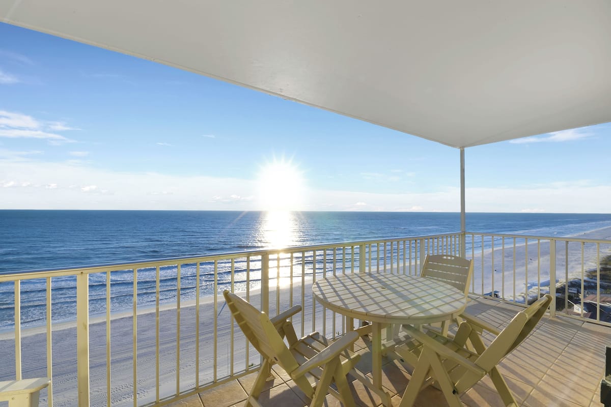 Condo, Multiple Beds, Balcony, Ocean View (#1401 - No Pets Allowed) | Outdoor dining