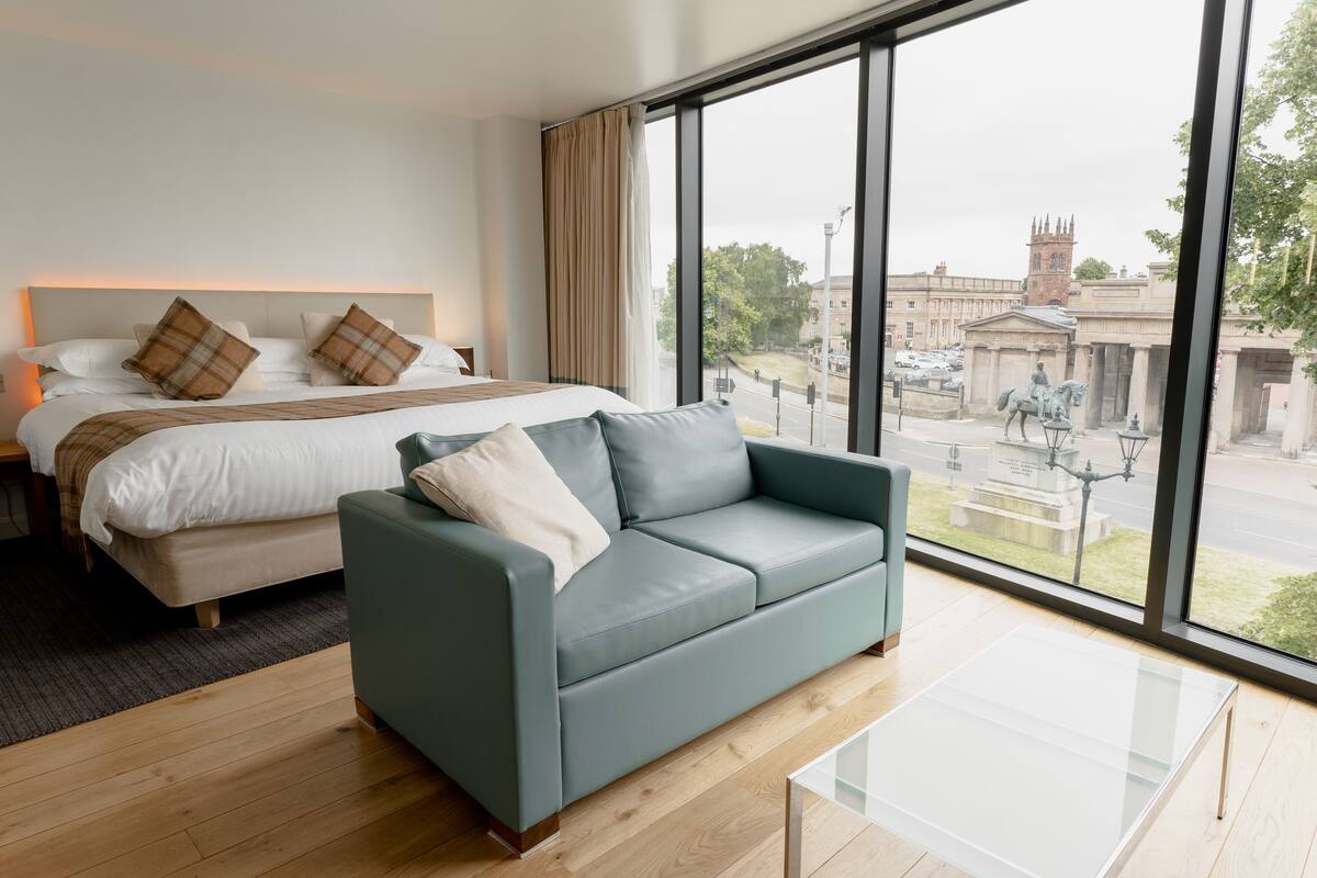 most enviable double room | egyptian cotton sheets, premium bedding, in-room safe