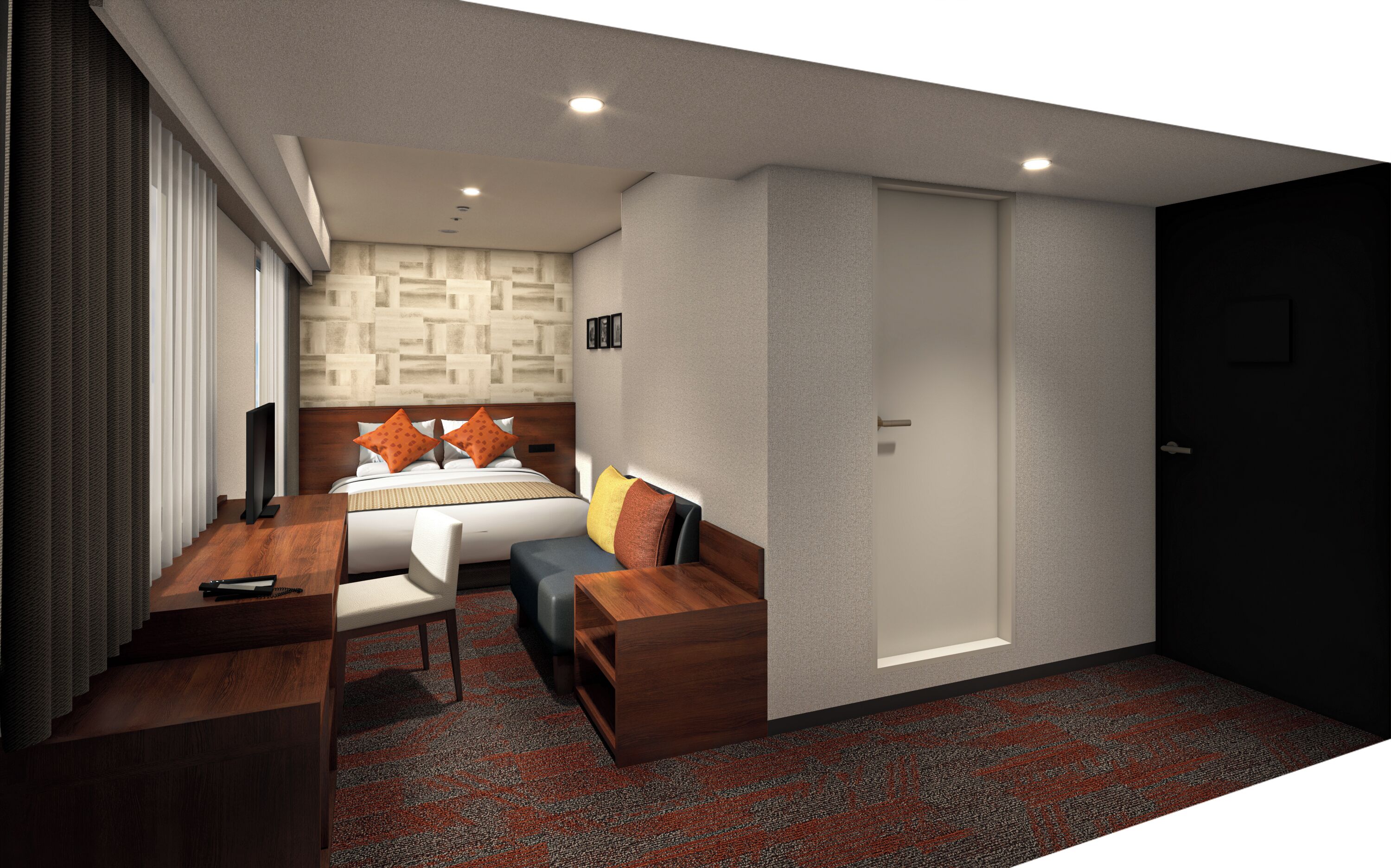 標準雙人房, 1 張加大雙人床, 非吸煙房 | 房內夾萬、書桌、遮光窗簾/窗簾、熨斗/熨衫板