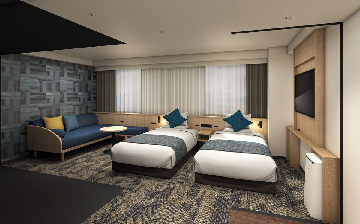 標準三人房, 非吸煙房 | 房內夾萬、書桌、遮光窗簾/窗簾、熨斗/熨衫板