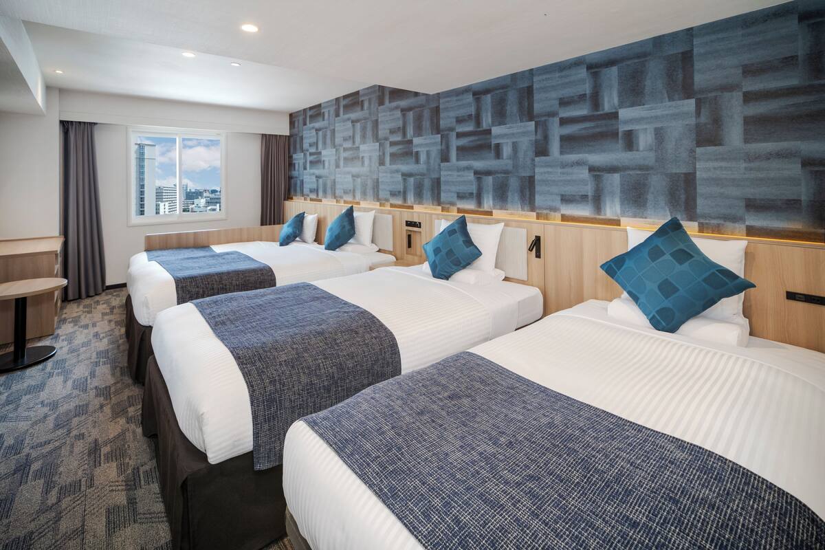 Renewal Standard Quadruple Room, Non Smoking | In-room safe, desk, blackout curtains, iron/ironing board (on request)