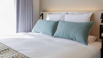 In-room safe, desk, blackout curtains, iron/ironing board