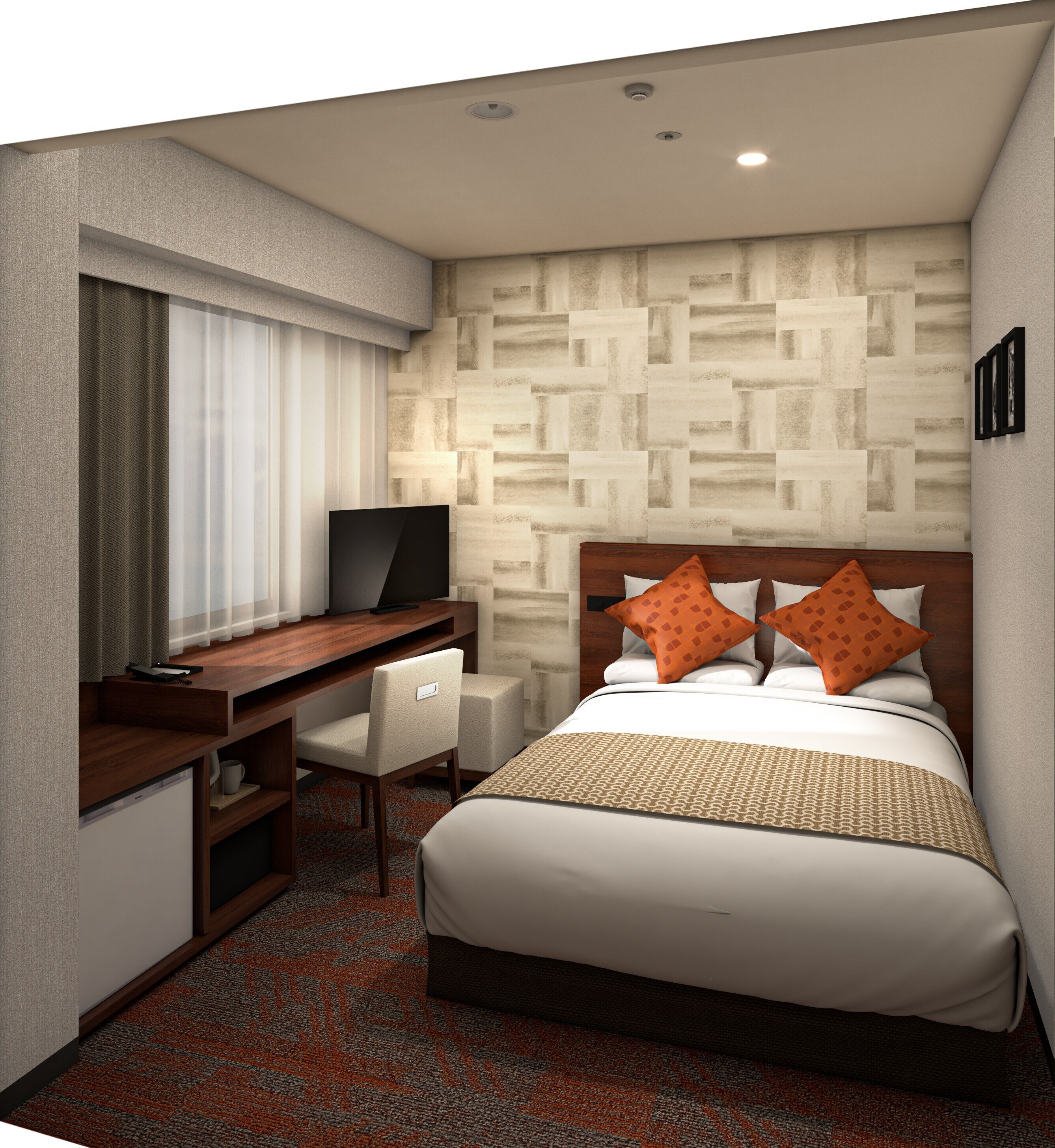 標準雙人房, 非吸煙房 | 房內夾萬、書桌、遮光窗簾/窗簾、熨斗/熨衫板