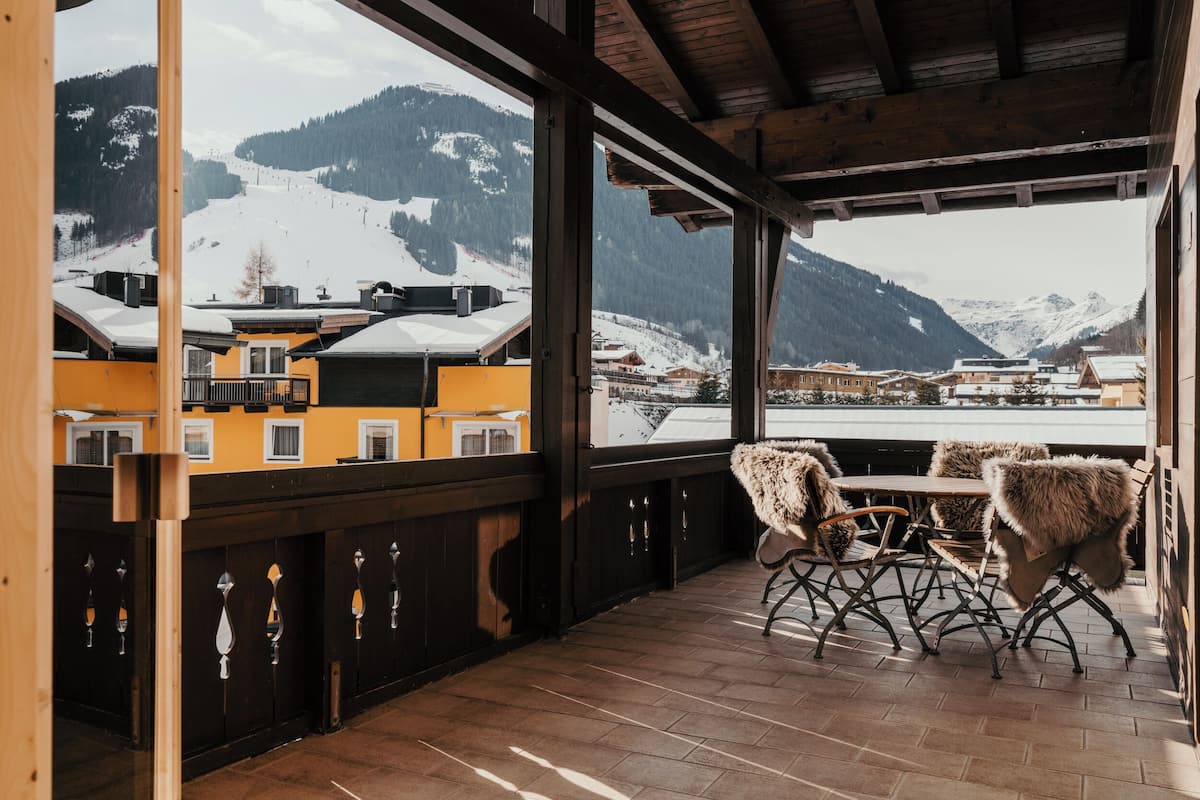 suite, 2 bedrooms, balcony (wolf) | mountain view