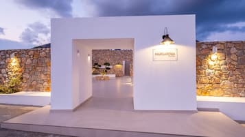 Majoituspaikan julkisivu