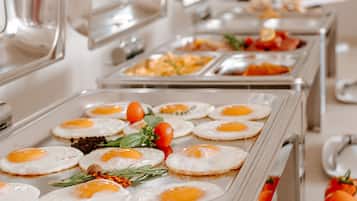 Petit déjeuner buffet compris tous les jours