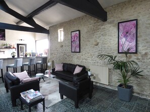 Sala de estar en el lobby