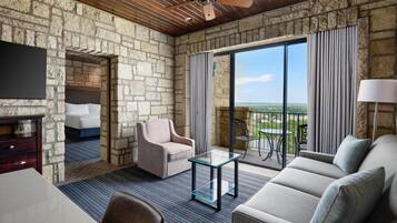 Condo, 1 King Bed | Living area | Flat-screen TV