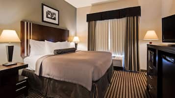 Surmatelas, coffres-forts dans les chambres, bureau