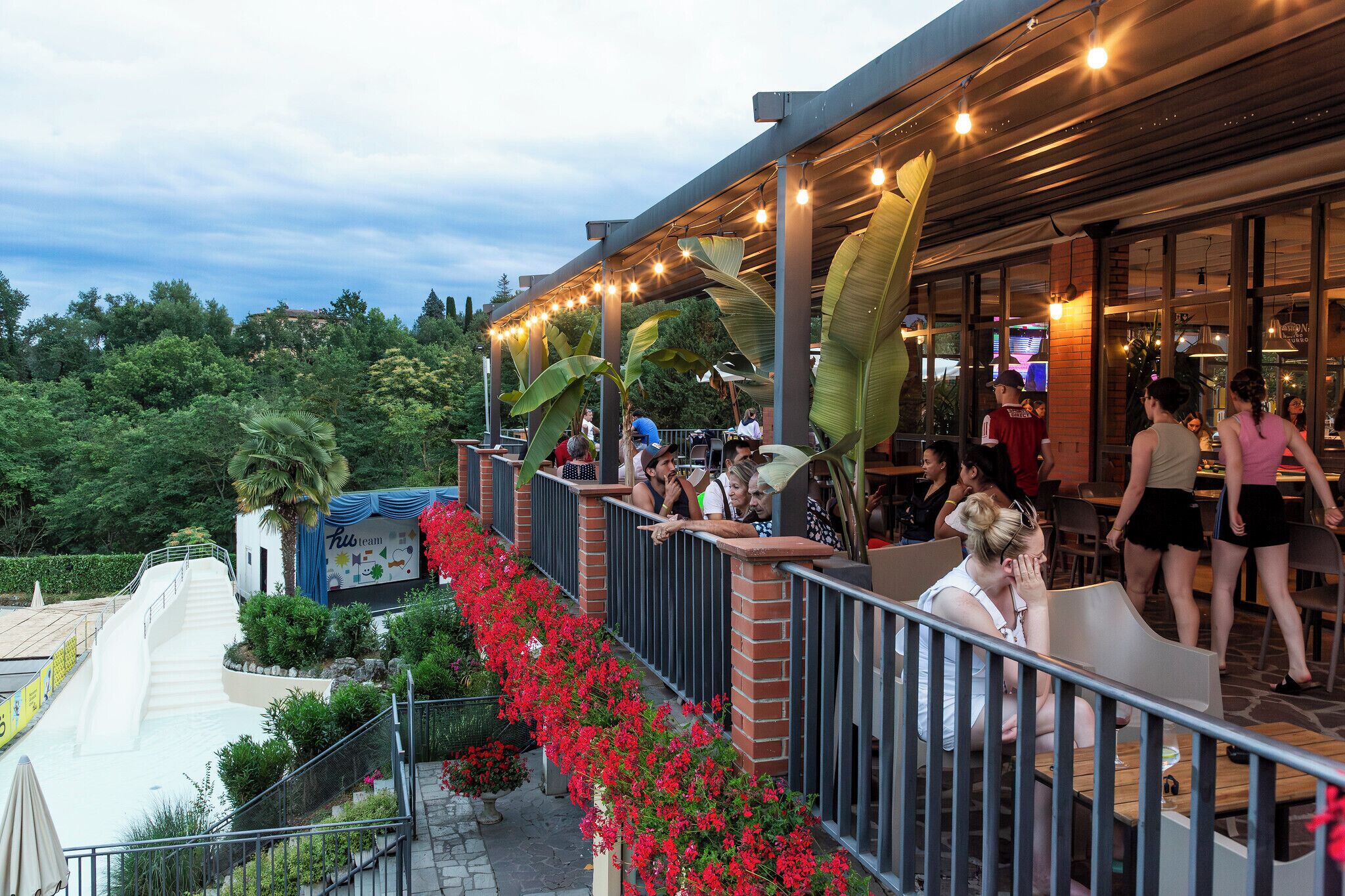Poolside bar