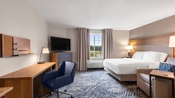 1 habitación, caja de seguridad en la habitación y escritorio