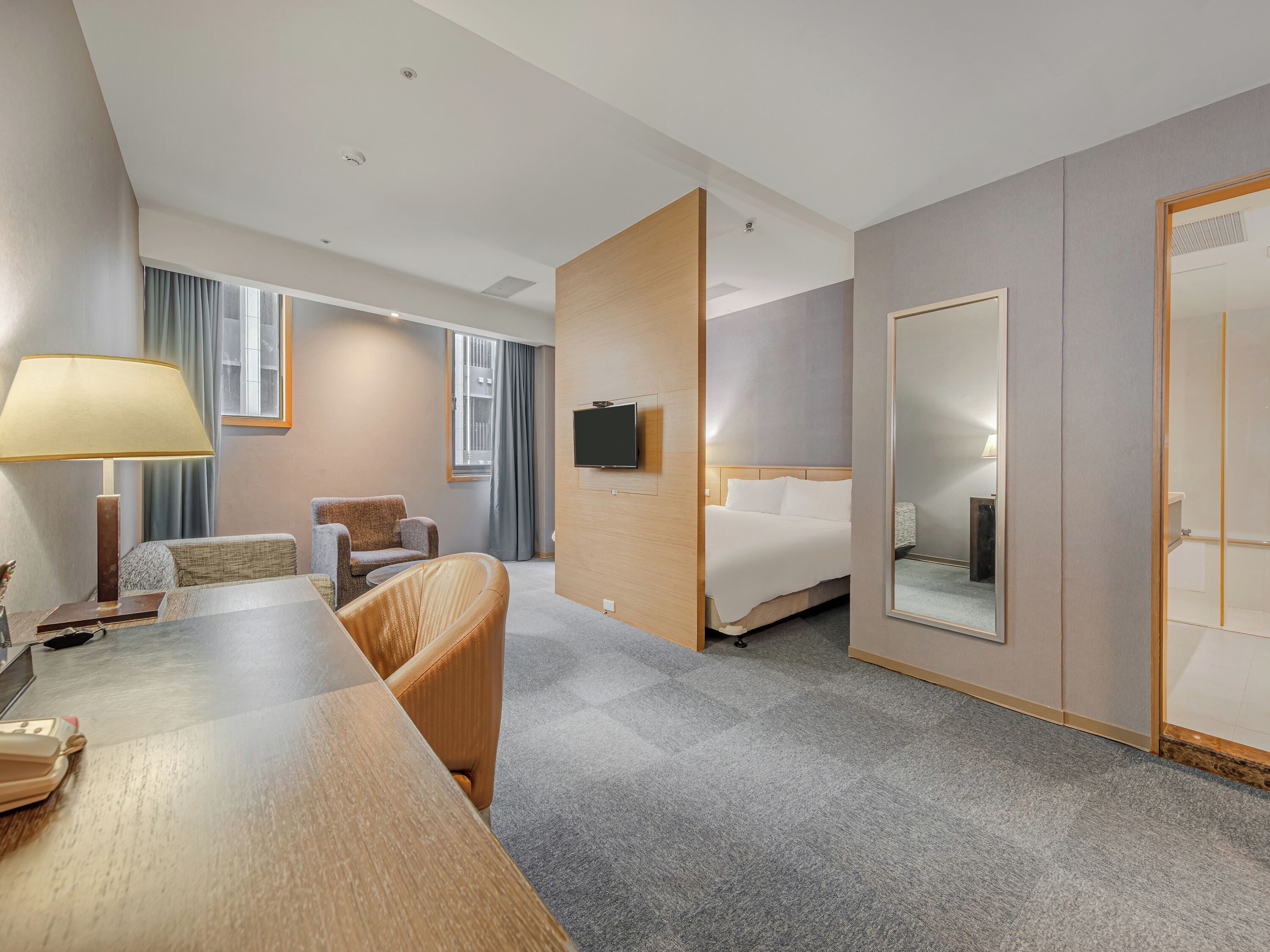 Executive Double Room | Blackout drapes, soundproofing, iron/ironing board (on request)