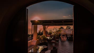 Vue depuis lâhĂ©bergement