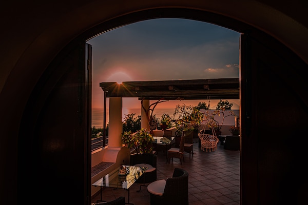 Blick von der Unterkunft