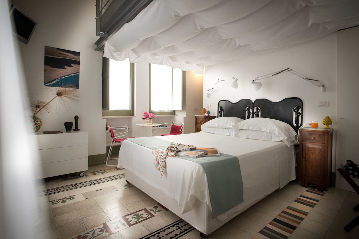 Junior suite (Balcony) | Italiaanse Frette-lakens, luxe beddengoed, pillowtop-bedden